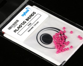Plastic Beads, 2.8 mm, Pink